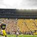 Michigan tight end Devin Funchess catches a ball without a shoe for a gain against Air Force in the fourth quarter. The Wolverines won 31-25. Daniel Brenner I AnnArbor.com